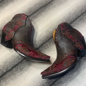 { Old Gringo } Erin Short Chocolate Red Boots 7.5. Beautiful!